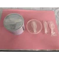 Maisto klasės skaidri plastikinė šakutė