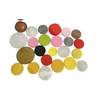 Apvalus plastikinis dangtelis